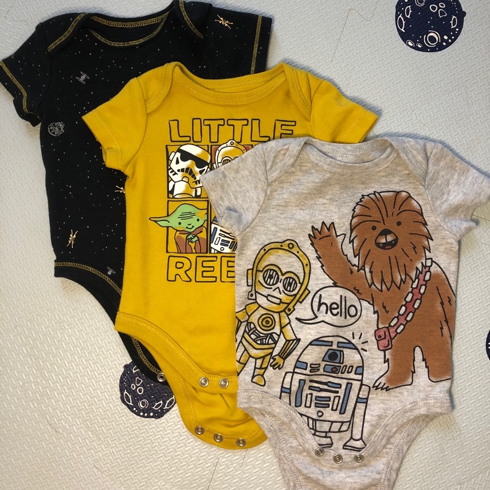 Star Wars Onesies-set of 3